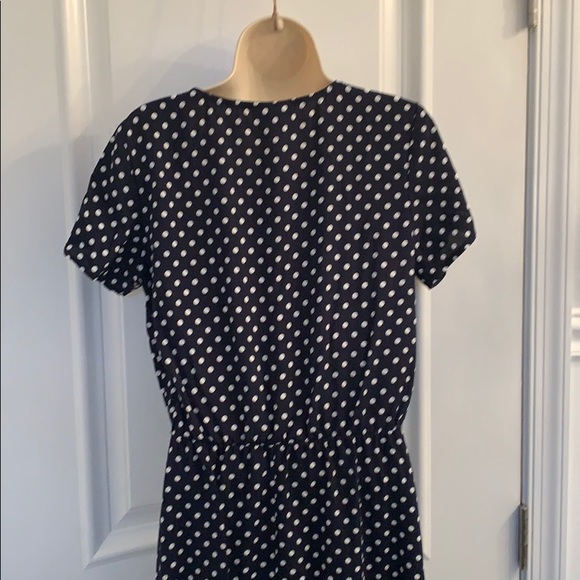 Decade Designs Navy Polka Dot Dress 8P - Picture 4 of 6
